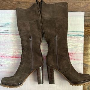 Tory Burch Brown Suede Claudia Boot size 8